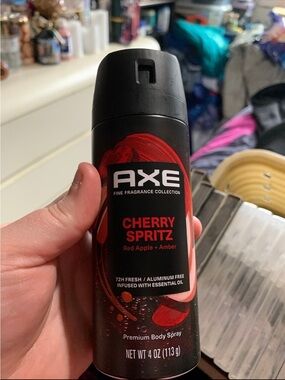Cherry Spritz Premium Body Spray - Red & Black